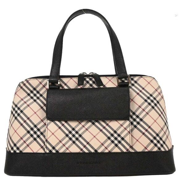 Burberry Beige Burberry Check Handbag - Picture 1 of 11